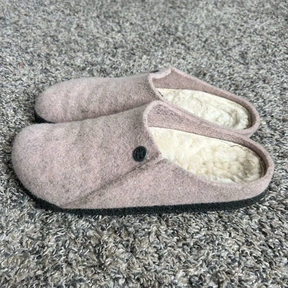 Birkenstock Zermatt Wool Felt Clog in Lavender Rose size 38/women’s 7.5-8 - Picture 5 of 9